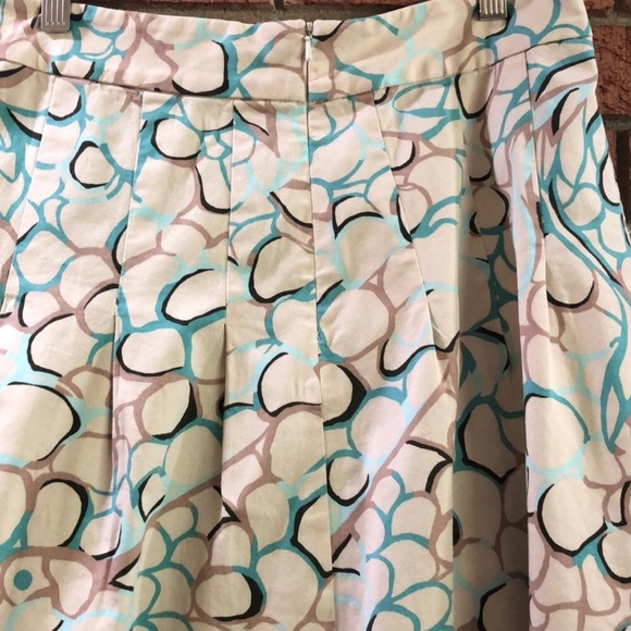🧁LILLY PULITZER🧁A-LINE PLEATED OPEN FLORAL SKIRT - Picture 6 of 7